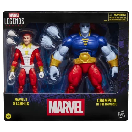Hasbro Pack 2 figuras marvel legends series marvel's starfox & champion of the universe