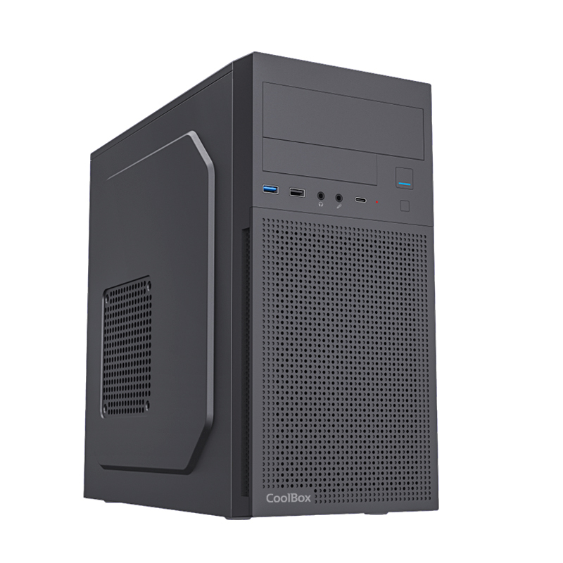Caja ordenador coolbox m680 matx negra 500w