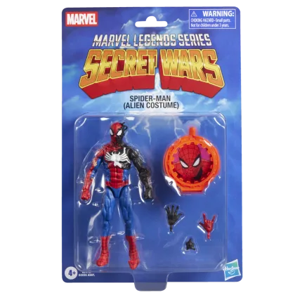 Hasbro Figura marvel legends series secret wars spider - man (alien costume)