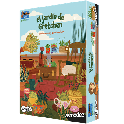 Asmodee Juego de mesa el jardin de gretchen