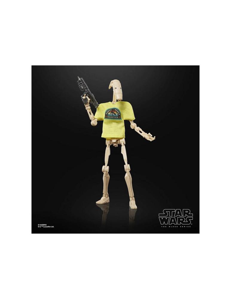 Figura hasbro star wars day the black series may the 4th be with you b1 battle droid