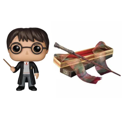 The noble collection Pack funko + varita harry potter - harry potter
