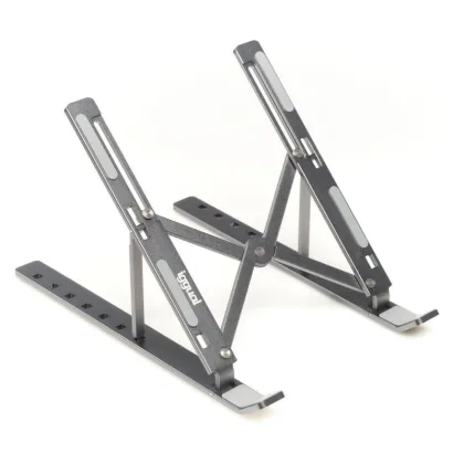 iggual Soporte elevador plegable 17" gris