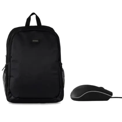 Nilox Mochila 15.6 Basic + USB 1000dpi