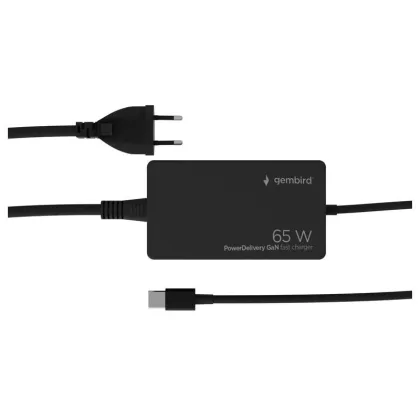 Gembird rápido USB tipo C Pd de 65 W GaN