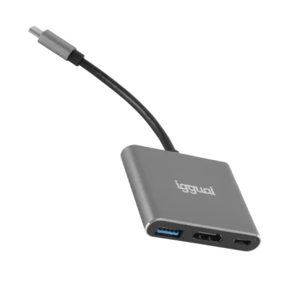 iggual Hub tipo C 3 en 1 – HDMI