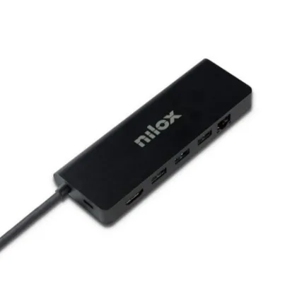 Nilox Docking Station UsbC 8 En 1 Dual 4K 1000Mbps – USB-C
