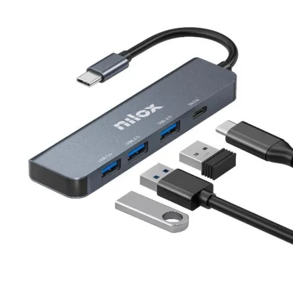 Nilox Hub USB C 3XUSB 3.0 1XUSBC – USB-C
