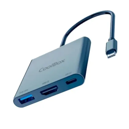 Coolbox Minidock C31 Aluminio – USB-C / HDMI