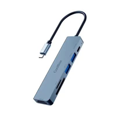 Coolbox Minidock C61 Aluminio – USB-C / HDMI