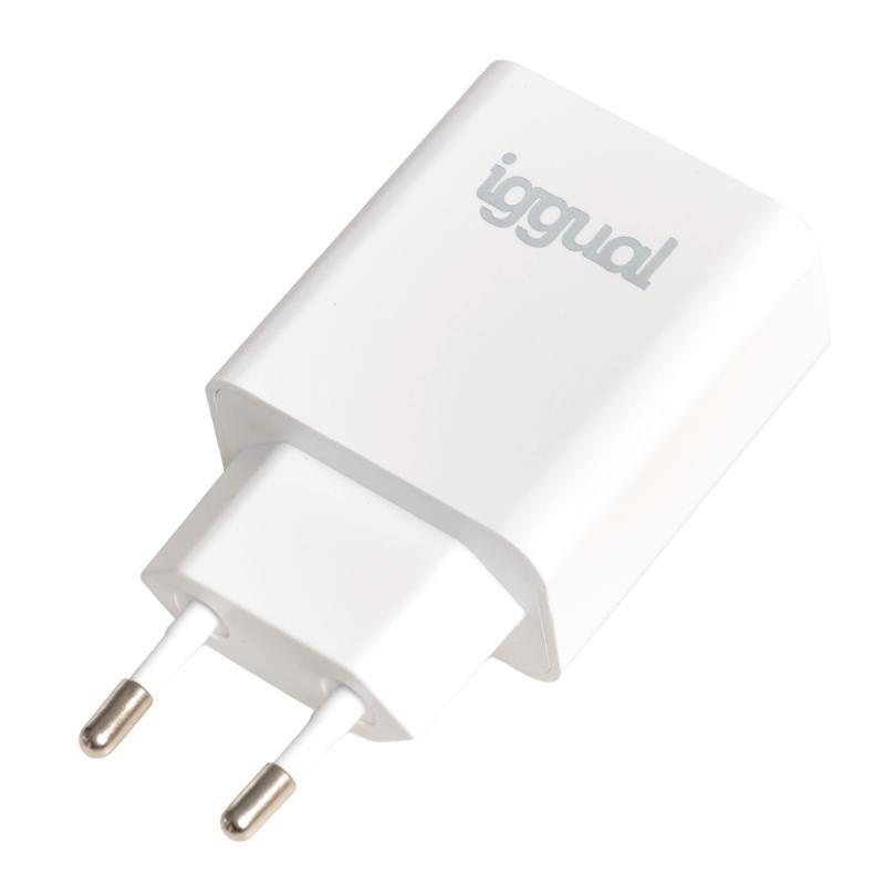 iggual Cargador rápido USB PD tipo C 20W
