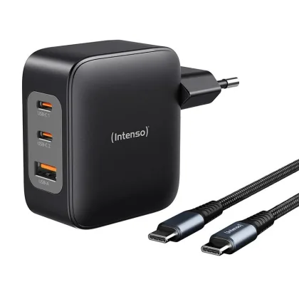Intenso Kit GaN W100ACC + Cable – USB-C