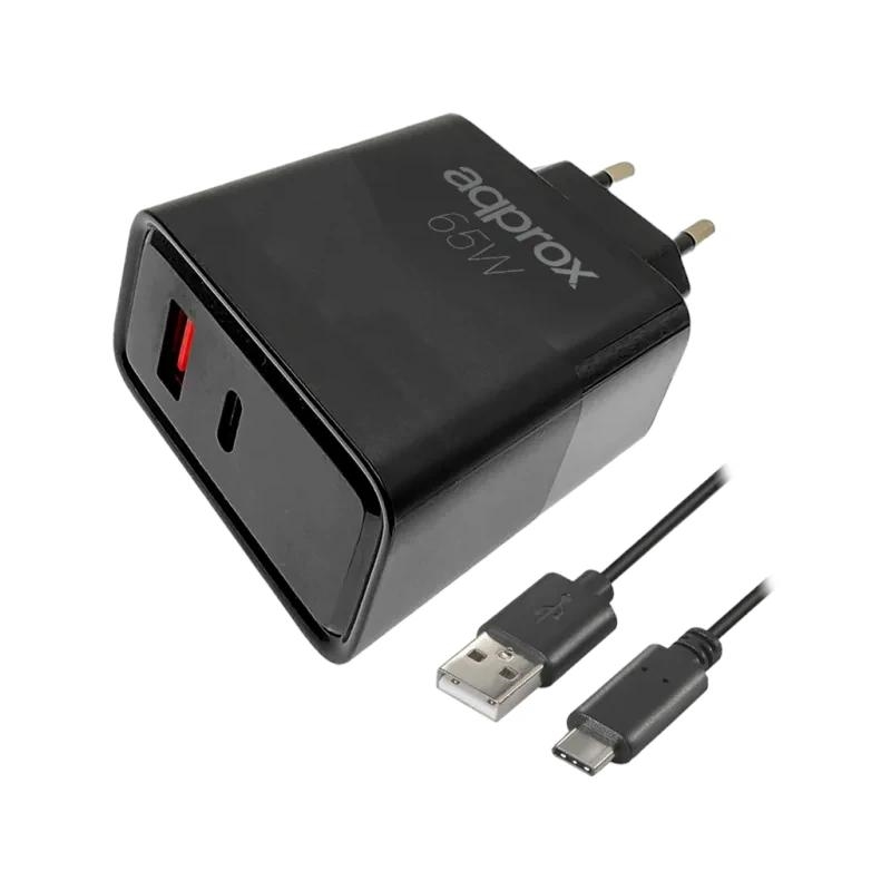 approx! Approx 65W Qc 1 X USB A+ 1 X USB C+Cable – USB-C