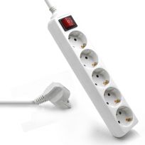 Ewent Regleta 5 tomas shucko 16a interruptor