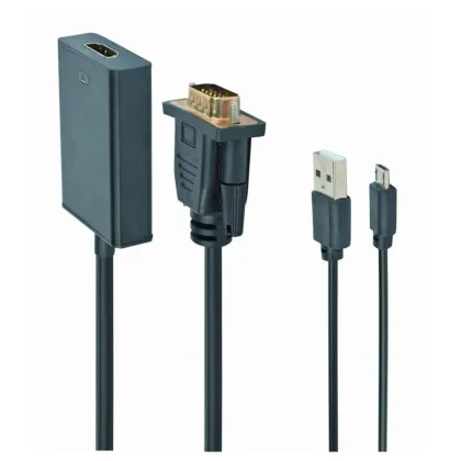 Gembird Cable negro – HDMI / VGA