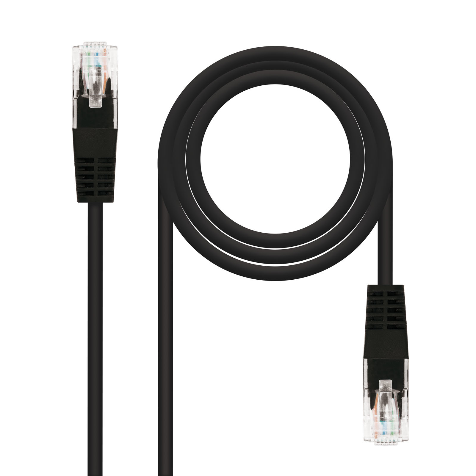 Nanocable Latiguillo CAT.6 Utp AWG24,, 3.0 M Red / Negro