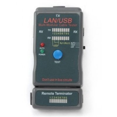 Gembird Comprobador de Cable RJ45-RJ11
