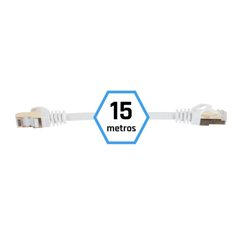 iggual Latiguillo CAT7 Sftp Lszh 15 metros blanco