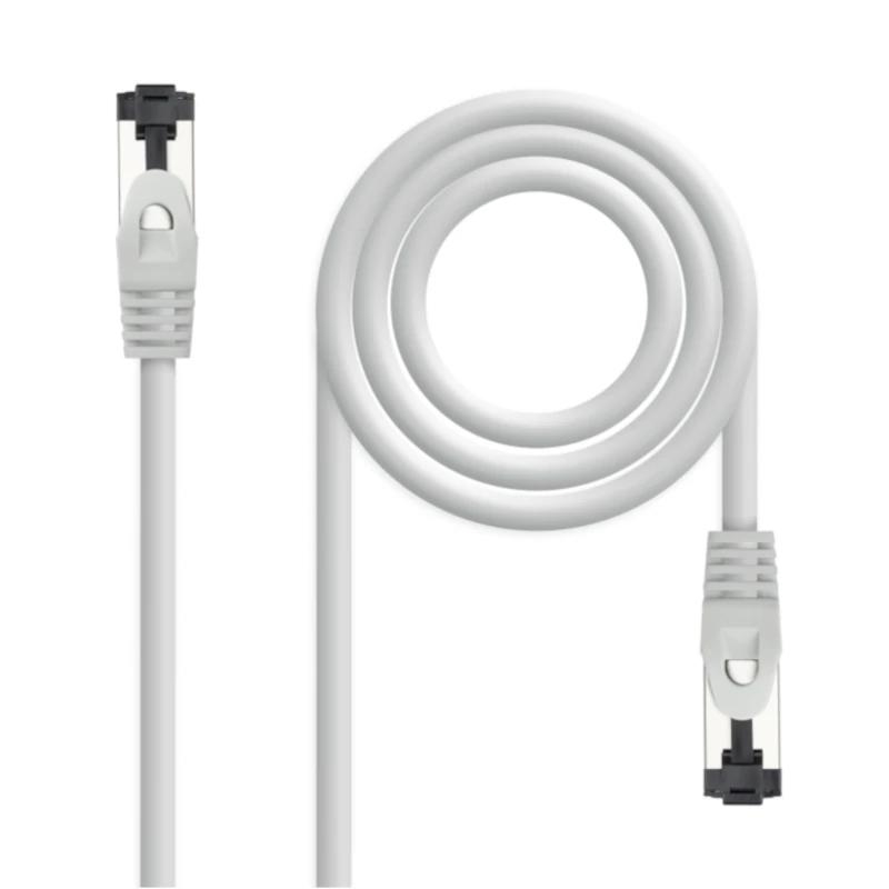 Nanocable Cable red Cat. 8.1 2GHZ SSTP Gris 1,5m