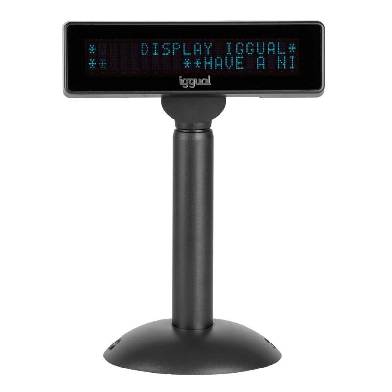 Visores para Tpv iggual Visor Tpv regulable USB Vfd 7" Info Display
