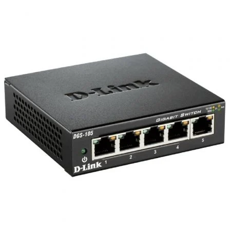 D-LINK DGS-105 5 Puertos/ RJ-45 10/100/1000