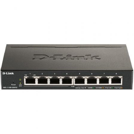 D-LINK DGS-1100-08PV2 8 Puertos/ RJ-45 10/100/1000 POE