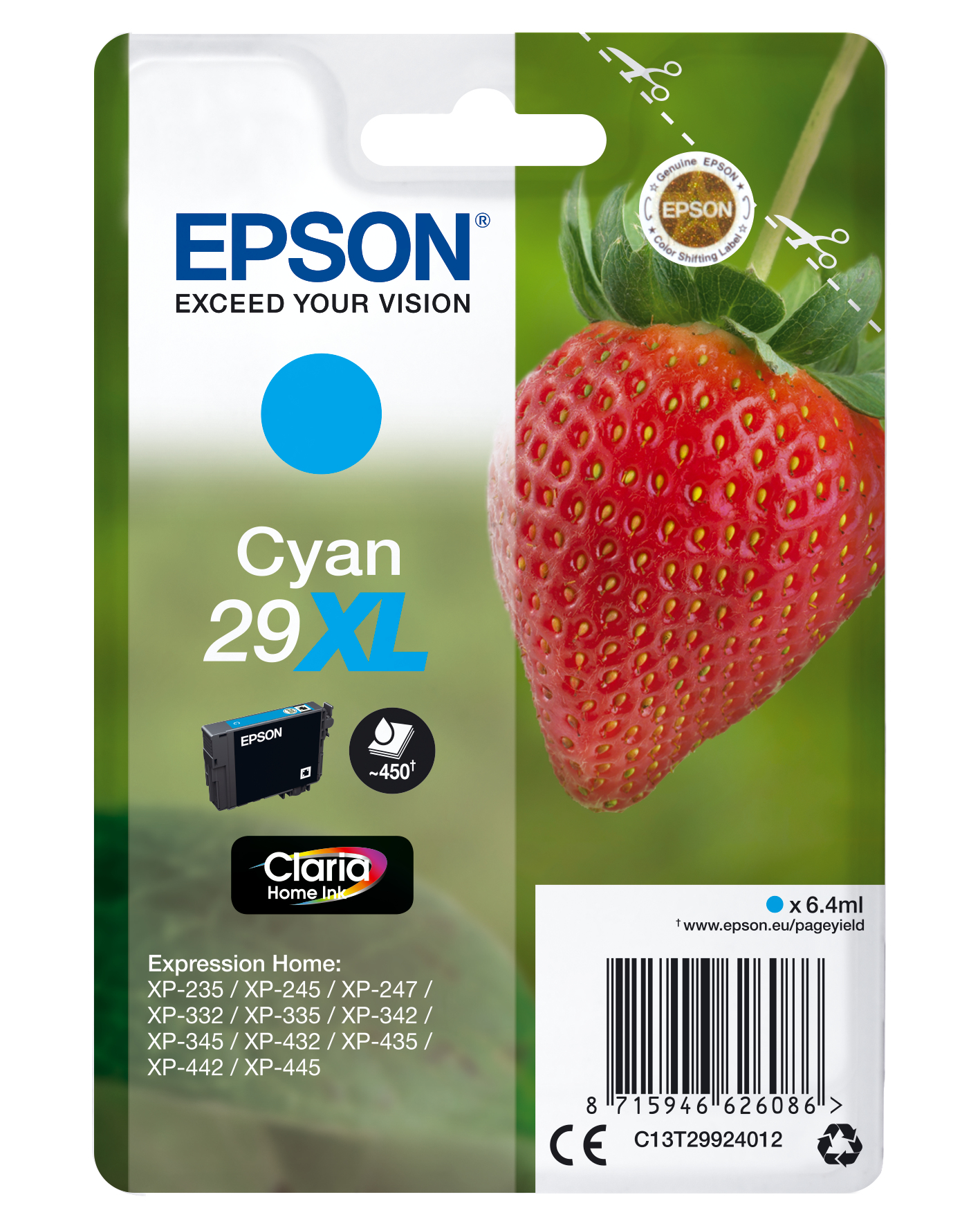 Epson Expression Home XP-235 Cartucho Cyan