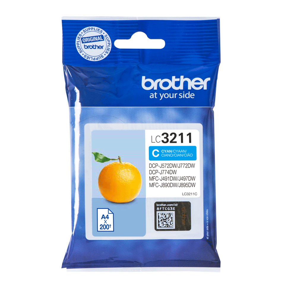 Brother Cartucho de tinta cian