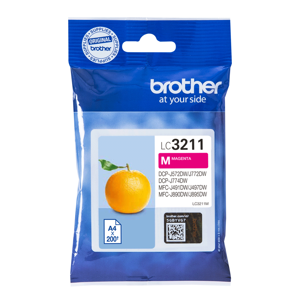 Brother Cartucho tinta Magenta LC3211M