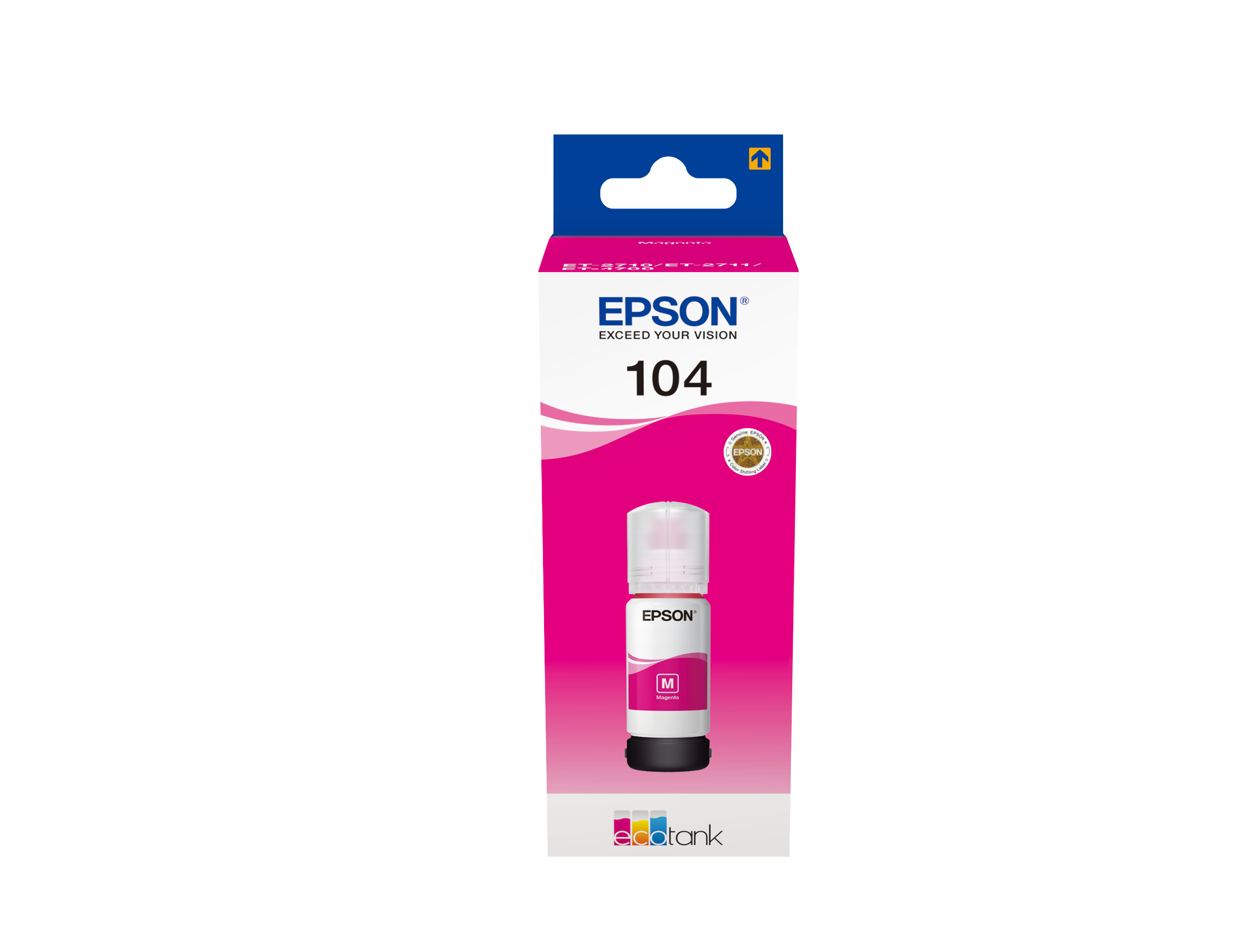 Epson tinta 104 EcoTank Magenta ink bottle