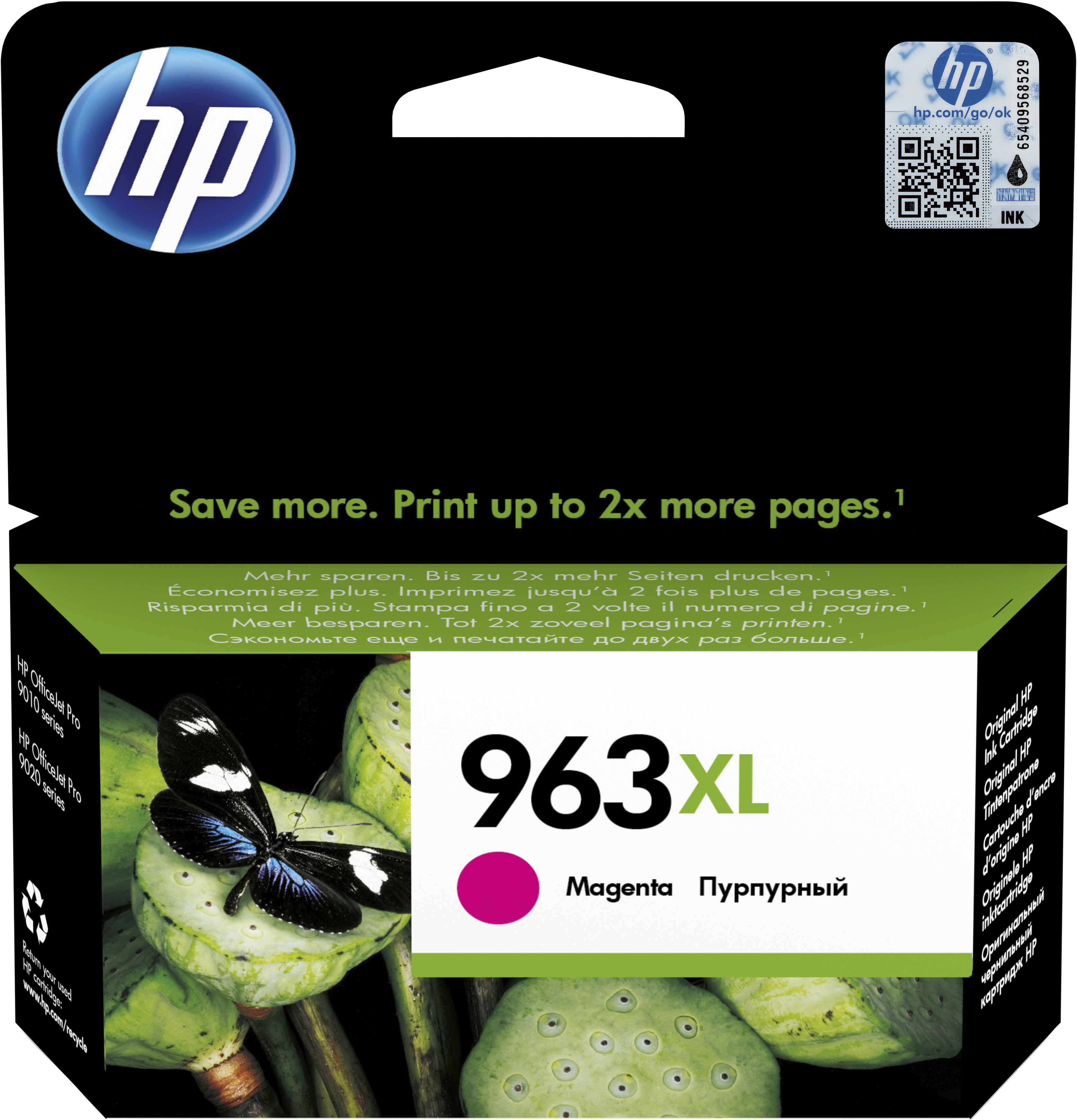 HP nº963XL Cartucho Magenta