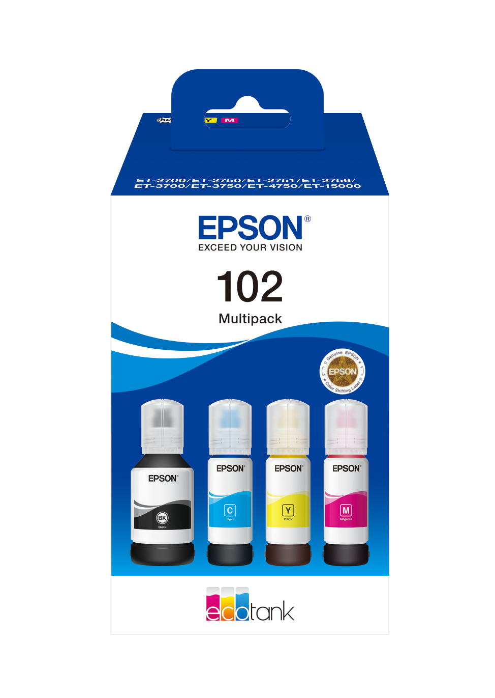 Epson 102 EcoTank 4-colour Multipack (We)