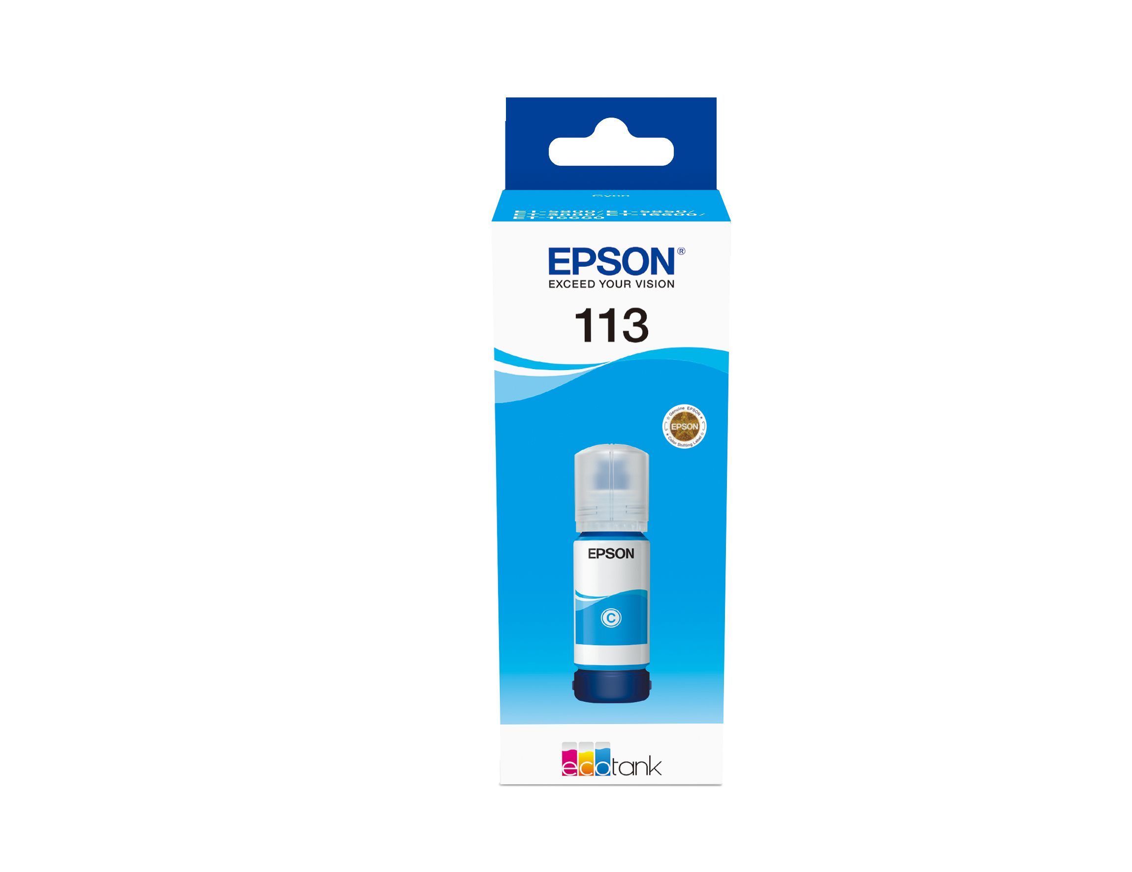 Epson tinta Ecotank 113 series Cyan