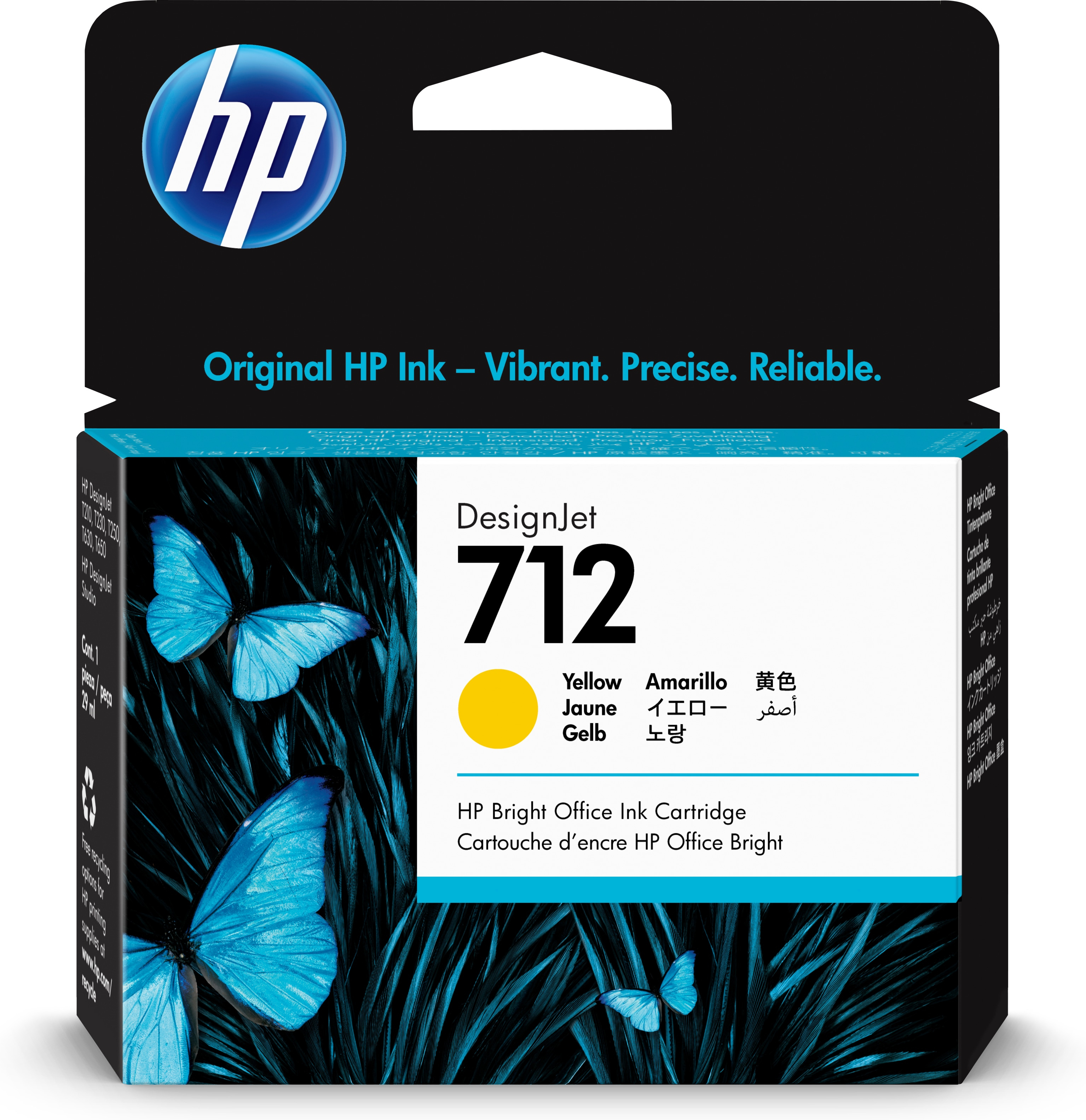 HP DesignJet T200/T600, Cartucho Amarillo