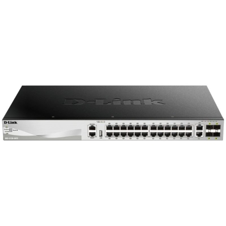 D-LINK Gestionable DGS-3130-30TS/E 24 Puertos/ RJ-45 10/100/1000/ SFP