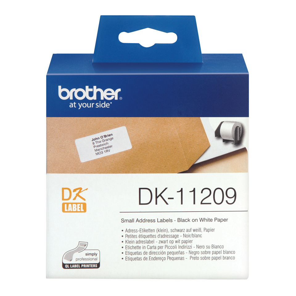 Brother Rollo de Etiquetas de 62x29mm de 800 Uds