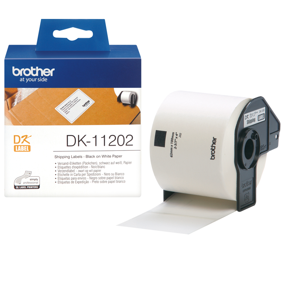 Brother Rollo de Etiquetas de 62x100mm de 300 Uds