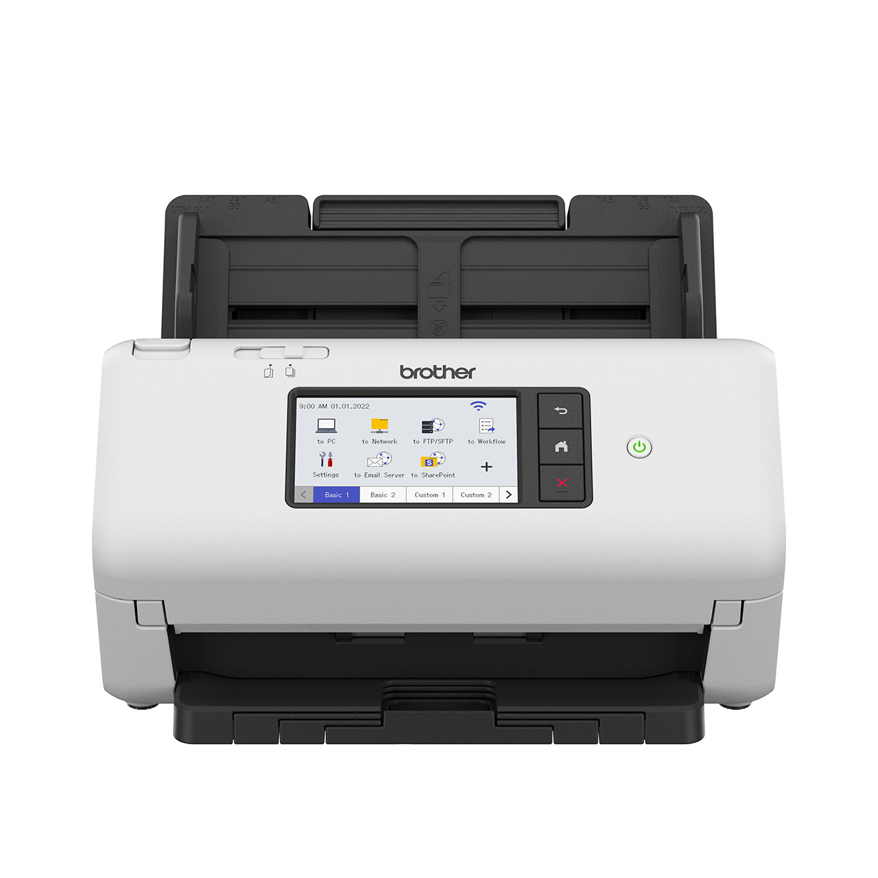 BROTHER Escaner profesional ADS4700W alta velocidad con escaneado a doble cara automatico, tarjeta de red.