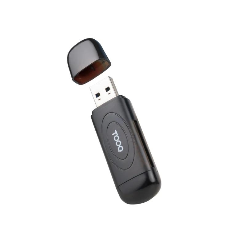 TooQ TQR-3002B Lector tarjetas USB3.0 SD/Tf Negro