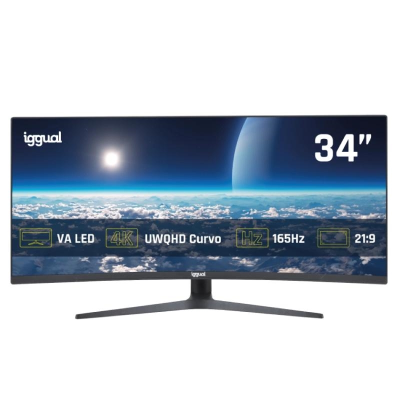 iggual 34" Uwqhd 1ms 2DP 2HDMI Mm Aa Curvo