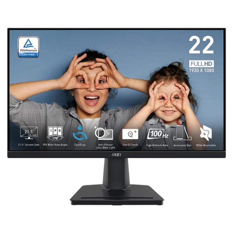 MSI MP225 E12VL 22" FHD 120Hz – FHD / HDMI / VGA