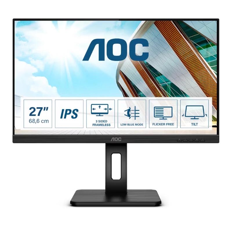 AOC 27P2Q 27" Aa Piv – IPS / HDMI / DVI / VGA