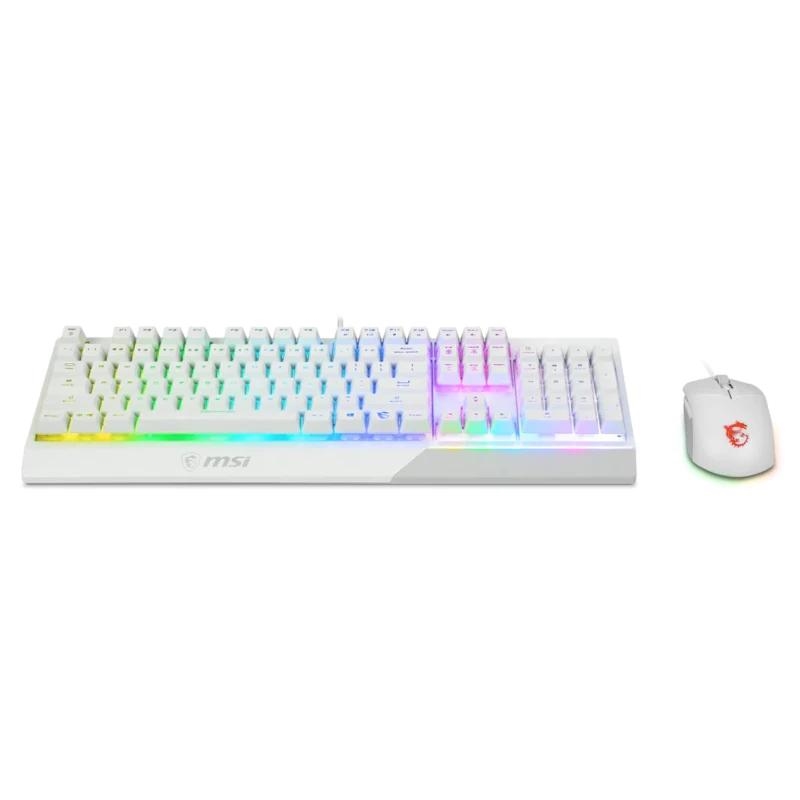 MSI + Ratón Vigor GK30 Combo White