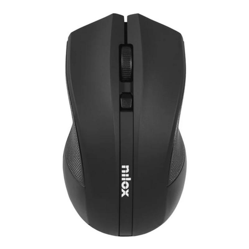 Nilox MOWI1001 Inalámbrico Amb.1600DPI Negro