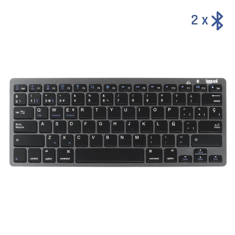 iggual Slim Tkl-Bt 2 canal negro – Bluetooth