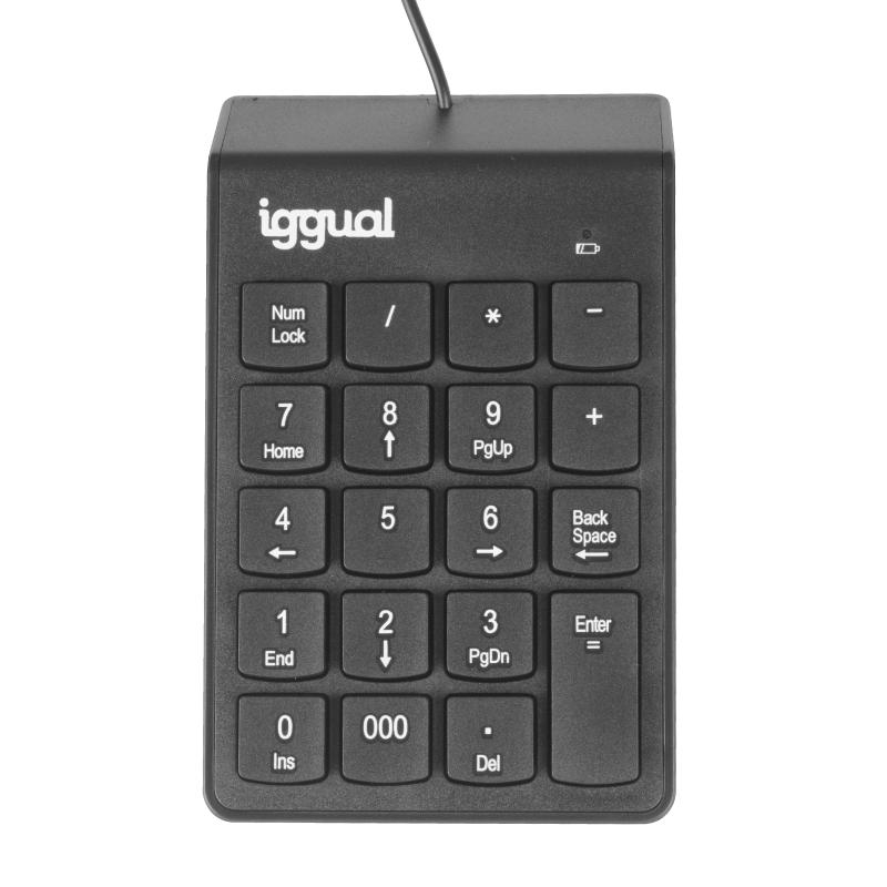 iggual numérico USB CK-NUM-19T negro