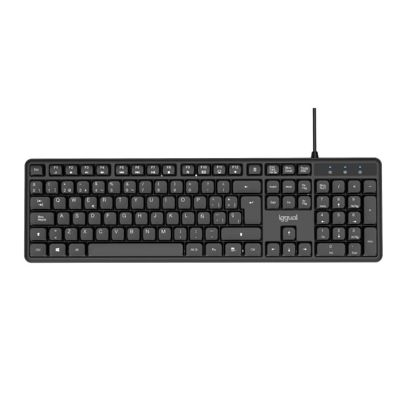 iggual USB estándar CK-SILENT-105T negro