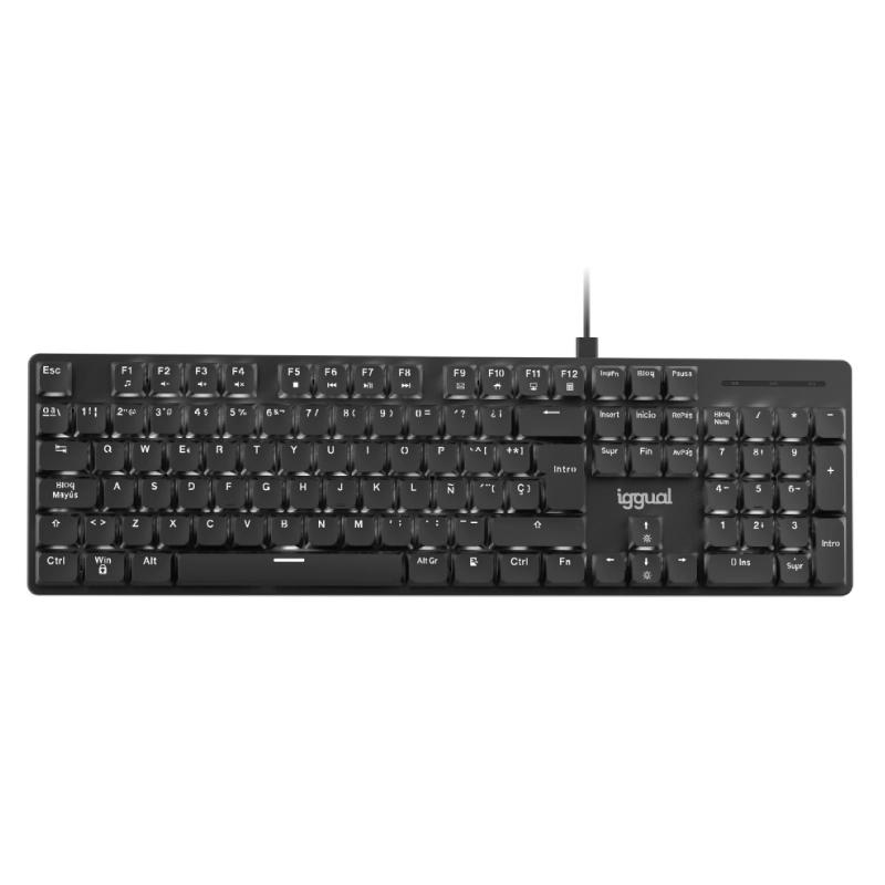 iggual USB mecánico CK-MECHA-105T negro