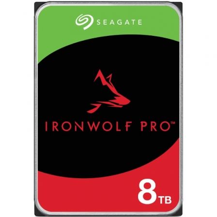 Disco Duro Seagate IronWolf Pro NAS ST8000NT001 8TB/ 3.5"/ SATA III/ 256MB