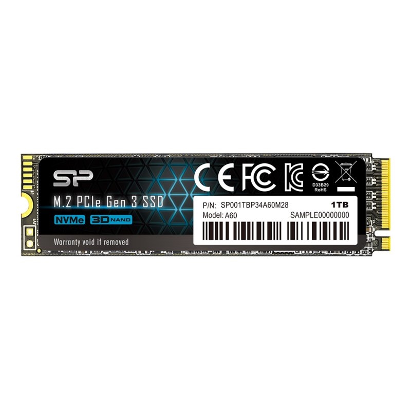 Silicon Power Sp P34A60 1TB M.2 PCIe Gen3x4 NVME